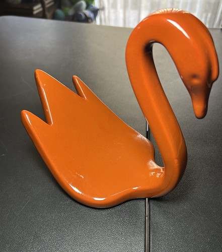 Mcm orange swan pottery - mcm,